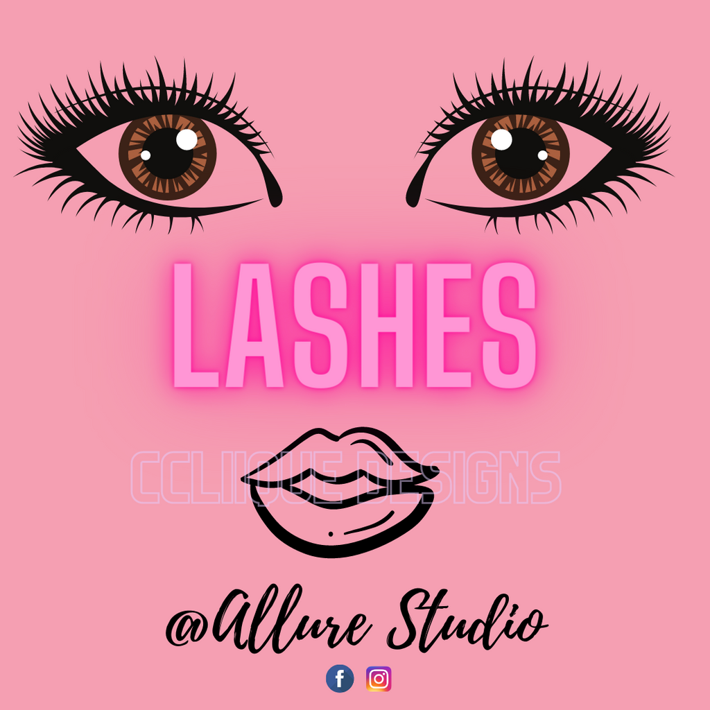 Promo Lashes Flyer- Digital or Template